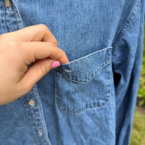 Sonoma | Large Denim Women’s Button Up - Picture 3 of 8